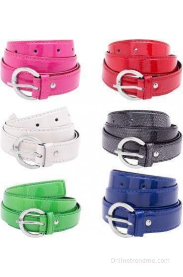 Viva Girls, Women Pink Artificial Leather Belt(Red, white, blue, black, green) Viva Girls, Women Pink Artificial Leather Belt(Red, white, blue, black, green)